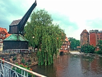 Alter Kran in Lüneburg am Ende der schiffbaren Ilmenau